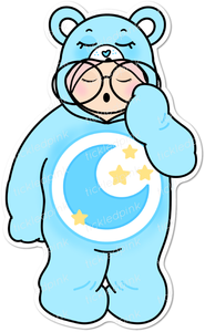 BEDTIME (PRIM BEAR 2.0) | Sticker Flake