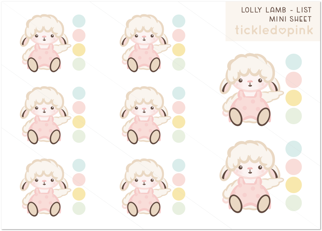 List | Lolly Lamb