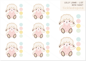 List | Lolly Lamb