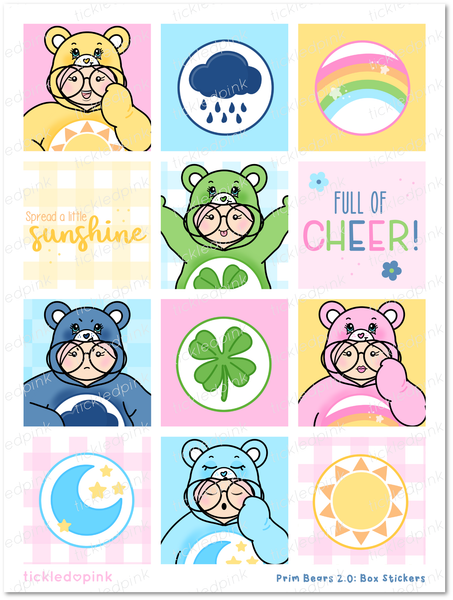 Prim Bears 2.0 | BOX STICKER (1.3")