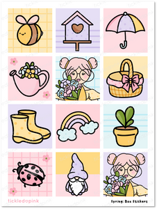 Spring | BOX STICKER (1.3")