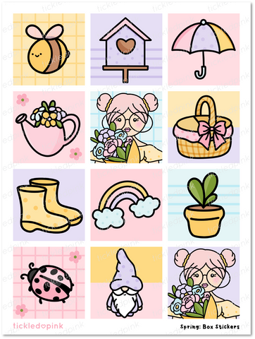 Spring | BOX STICKER (1.3")