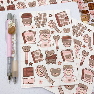 DECO STICKER SHEET | The "Bear" Necessities