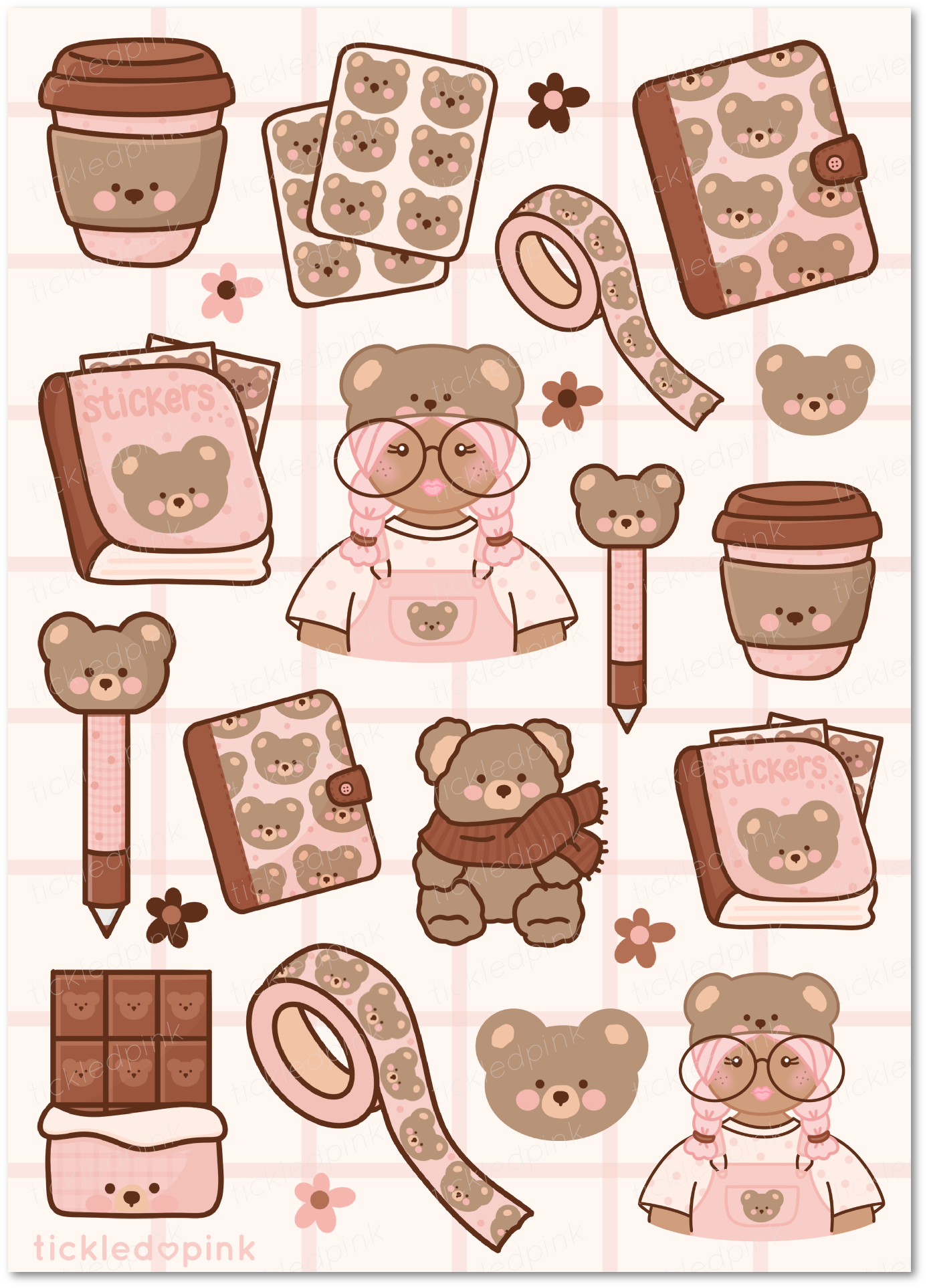 DECO STICKER SHEET | The "Bear" Necessities