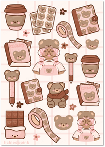 DECO STICKER SHEET | The "Bear" Necessities