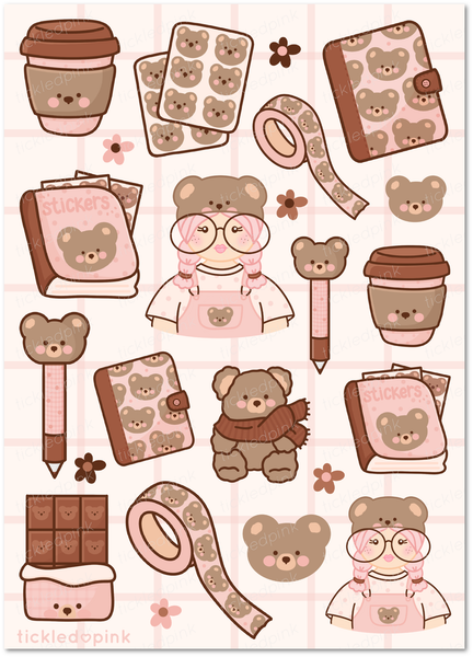 DECO STICKER SHEET | The "Bear" Necessities