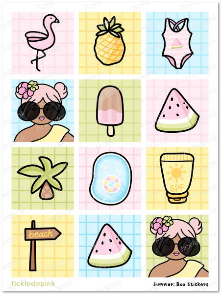 Summer | BOX STICKER (1.3")