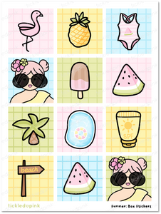 Summer | BOX STICKER (1.3")