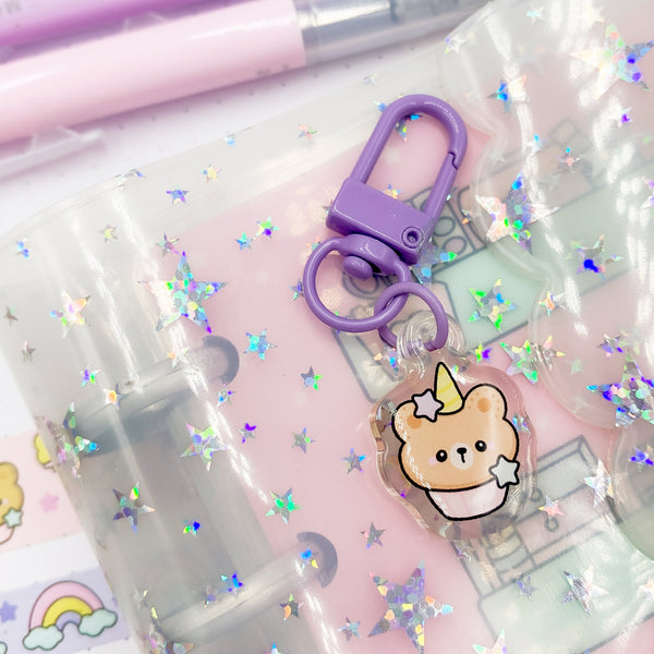 ACRYLIC CHARM | Bear-icorn Cupcake