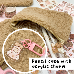 TEDDY PENCIL CASE WITH CHARM | The "Bear" Necessities