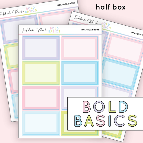 HALF BOX | Bold Basics