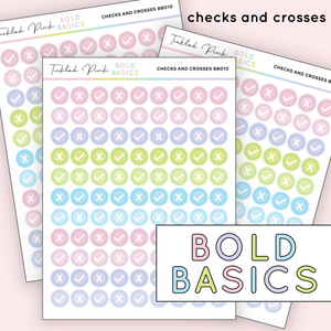 CHECKS AND CROSSES | Bold Basics