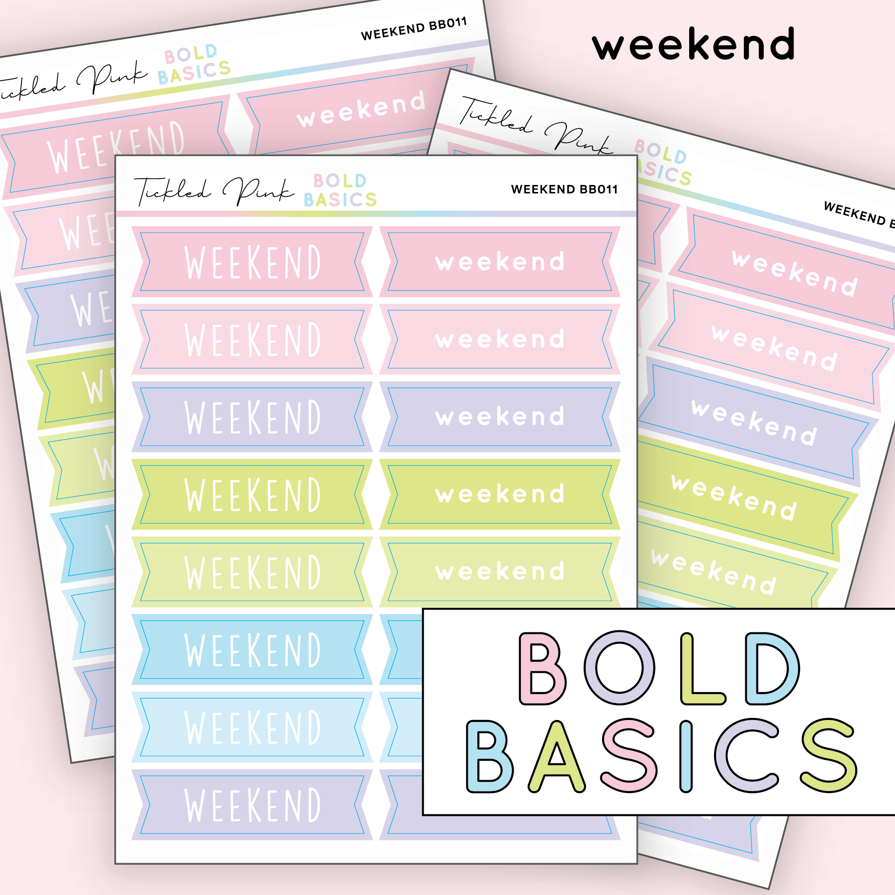 WEEKEND | Bold Basics