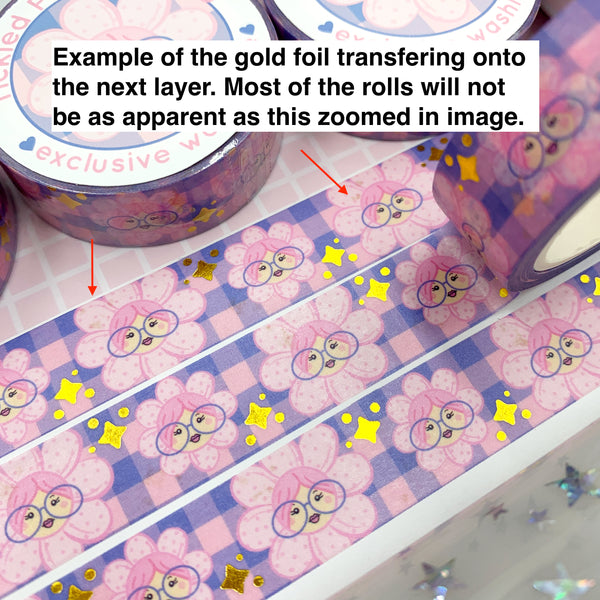 FLOWER POWER | Foil Washi Tape