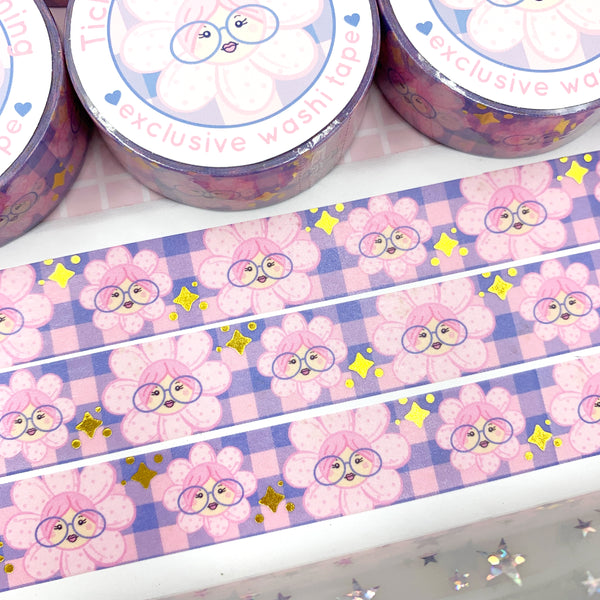 FLOWER POWER | Foil Washi Tape