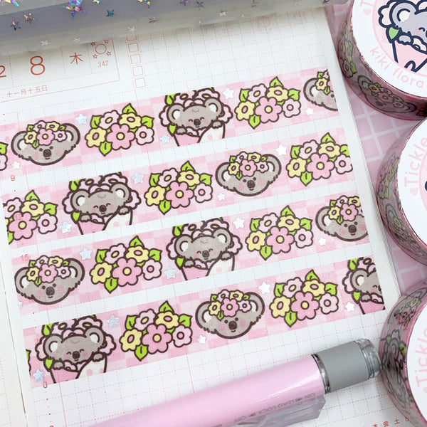 KIKI FLORAL BOUQUET | Foil Washi Tape