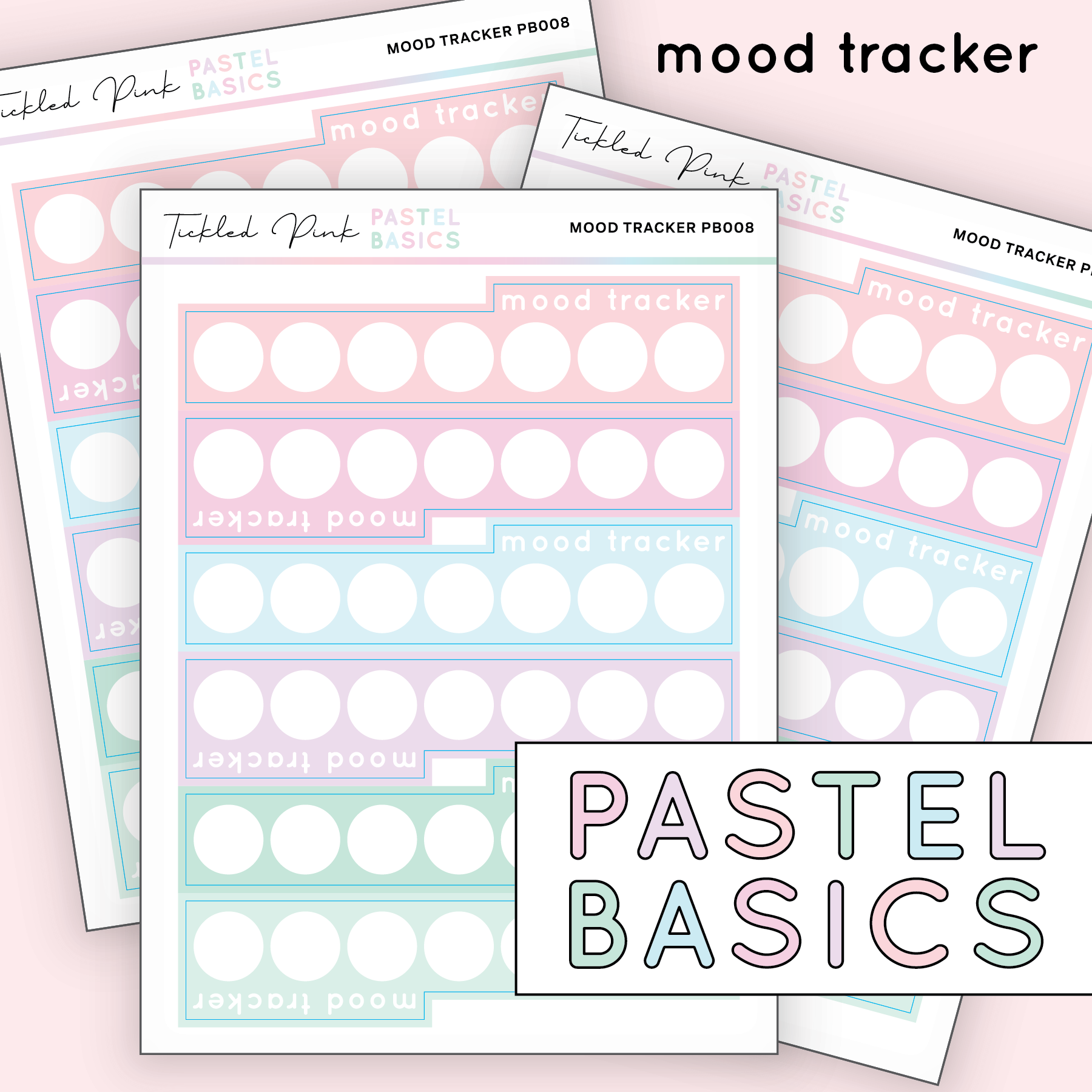 MOOD TRACKER | Pastel Basics