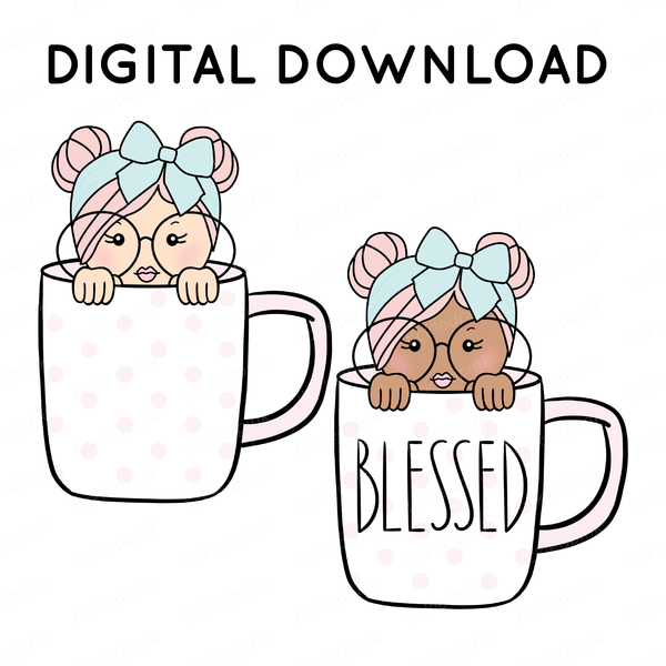 Blank Mug/'Blessed' Mug | DIGITAL DOWNLOAD