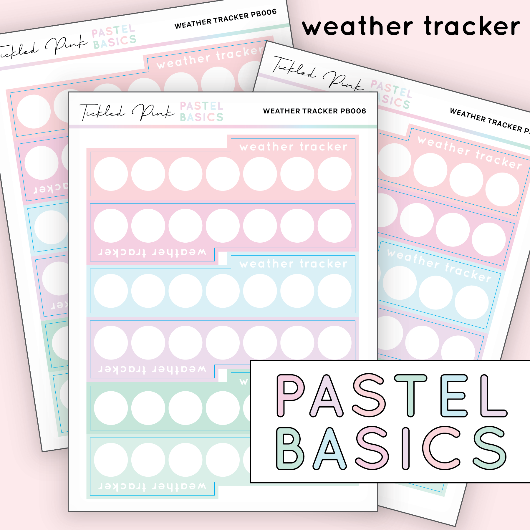 WEATHER TRACKER | Pastel Basics