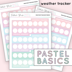 WEATHER TRACKER | Pastel Basics