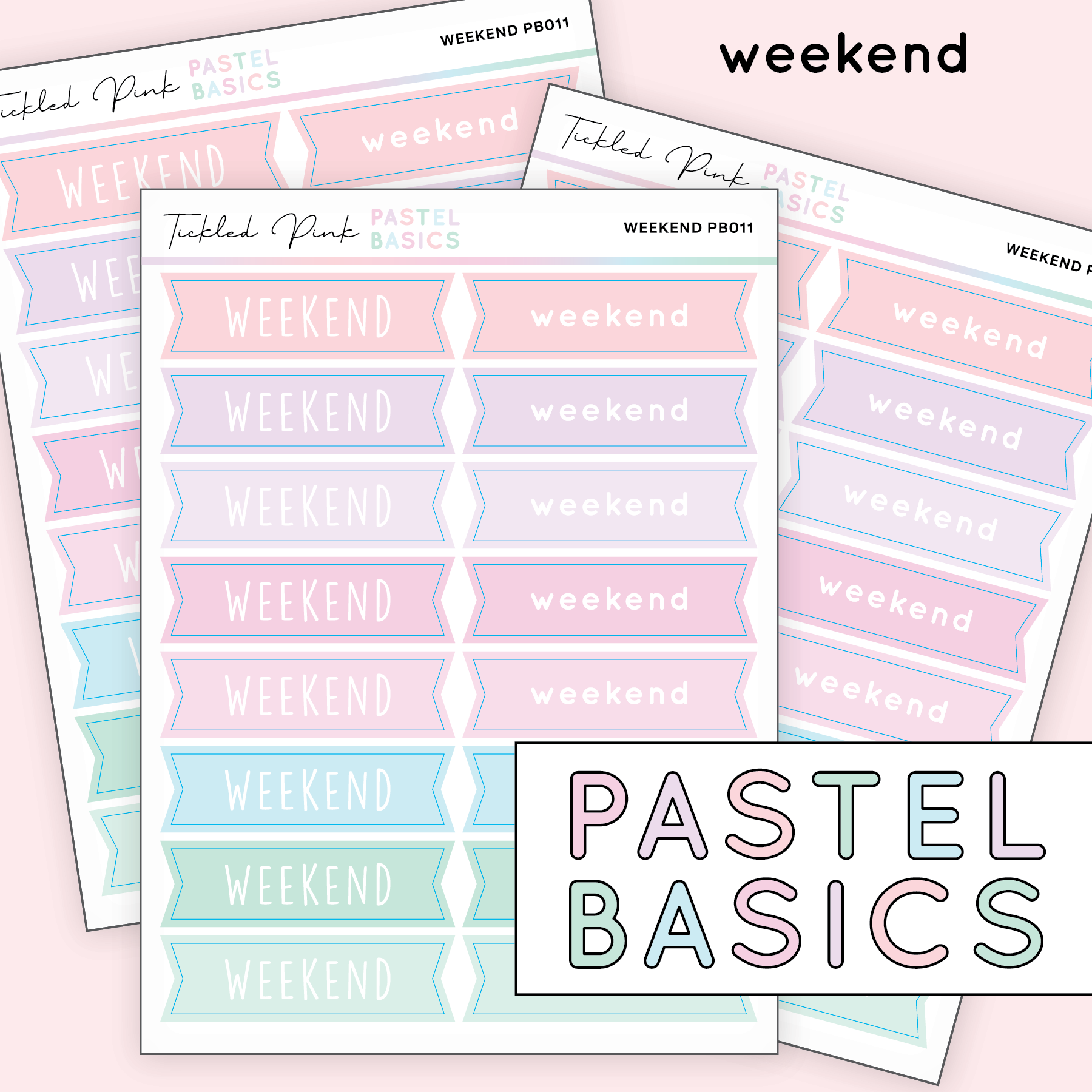 WEEKEND | Pastel Basics